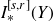 upper I Subscript asterisk Superscript left bracket s comma r right bracket Baseline left parenthesis upper Y right parenthesis