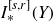 upper I Subscript asterisk Superscript left bracket s comma r right bracket Baseline left parenthesis upper Y right parenthesis