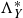 normal upper Lamda Subscript upper Y Superscript asterisk
