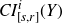 upper C upper I Subscript left bracket s comma r right bracket Superscript i Baseline left parenthesis upper Y right parenthesis