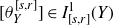left bracket theta Subscript upper Y Superscript left bracket s comma r right bracket Baseline right bracket element of upper I Subscript left bracket s comma r right bracket Superscript 1 Baseline left parenthesis upper Y right parenthesis