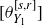 left bracket theta Subscript upper Y 1 Superscript left bracket s comma r right bracket Baseline right bracket