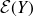 script upper E left parenthesis upper Y right parenthesis
