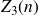 upper Z 3 left parenthesis n right parenthesis