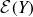 script upper E left parenthesis upper Y right parenthesis