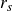 r Subscript s