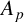 upper A Subscript p