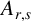upper A Subscript r comma s