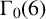 normal upper Gamma 0 left parenthesis 6 right parenthesis