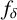 f Subscript delta
