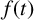 f left parenthesis t right parenthesis