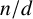 n divided by d