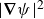 StartAbsoluteValue bold nabla psi EndAbsoluteValue squared