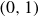 left parenthesis 0 comma 1 right parenthesis