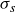 sigma Subscript s