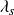 lamda Subscript s