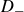 upper D Subscript minus
