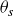 theta Subscript s