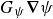 upper G Subscript psi Baseline bold nabla psi