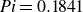 italic Pi equals 0.1841