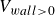 upper V Subscript w a l l greater than 0