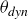 theta Subscript italic dyn