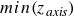 m i n left parenthesis z Subscript italic axis Baseline right parenthesis