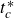 t Subscript c Superscript asterisk
