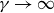 gamma right arrow normal infinity