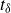 t Subscript delta