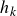 h Subscript k
