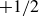 plus 1 divided by 2