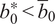 b 0 asterisk less than b bar 0