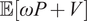 upper E omega upper P plus upper V
