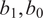 b 1 comma b 0