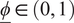phi bar element of 01