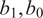 b 1 comma b 0