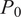 upper P 0
