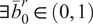 there exists b bar 0 r element of 01