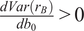 dVarrBdb 0 greater than 0