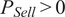 PSell greater than 0