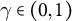 gamma element of left parenthesis 0 comma 1 right parenthesis