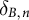 delta Subscript upper B comma n