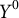 upper Y Superscript 0