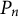 upper P Subscript n