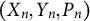 left parenthesis upper X Subscript n Baseline comma upper Y Subscript n Baseline comma upper P Subscript n Baseline right parenthesis