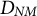 upper D Subscript upper N upper M