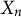 upper X Subscript n