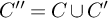 upper C quotation mark equals upper C union upper C prime