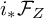 i Subscript asterisk Baseline script upper F Subscript upper Z